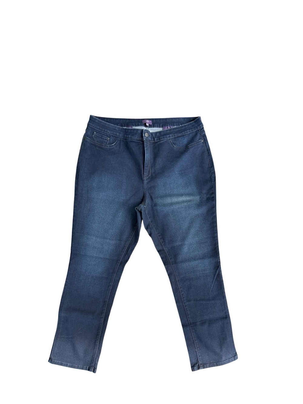 NYDJ Straight Leg Dark Blue Stretch legging Jeans
